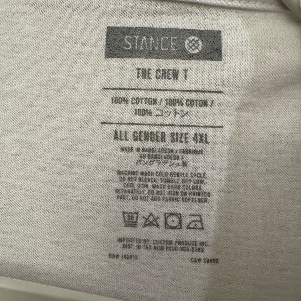 Beastie Boys / Stance Colab - Graphic T-Shirt - Sz. 4XL Short Sleeve Crew Neck - Picture 5 of 9